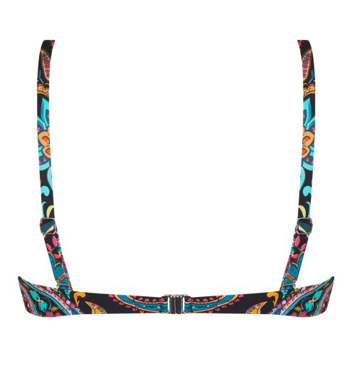 Haut de maillot de bain bandeau La Bayadère Noir Flashy