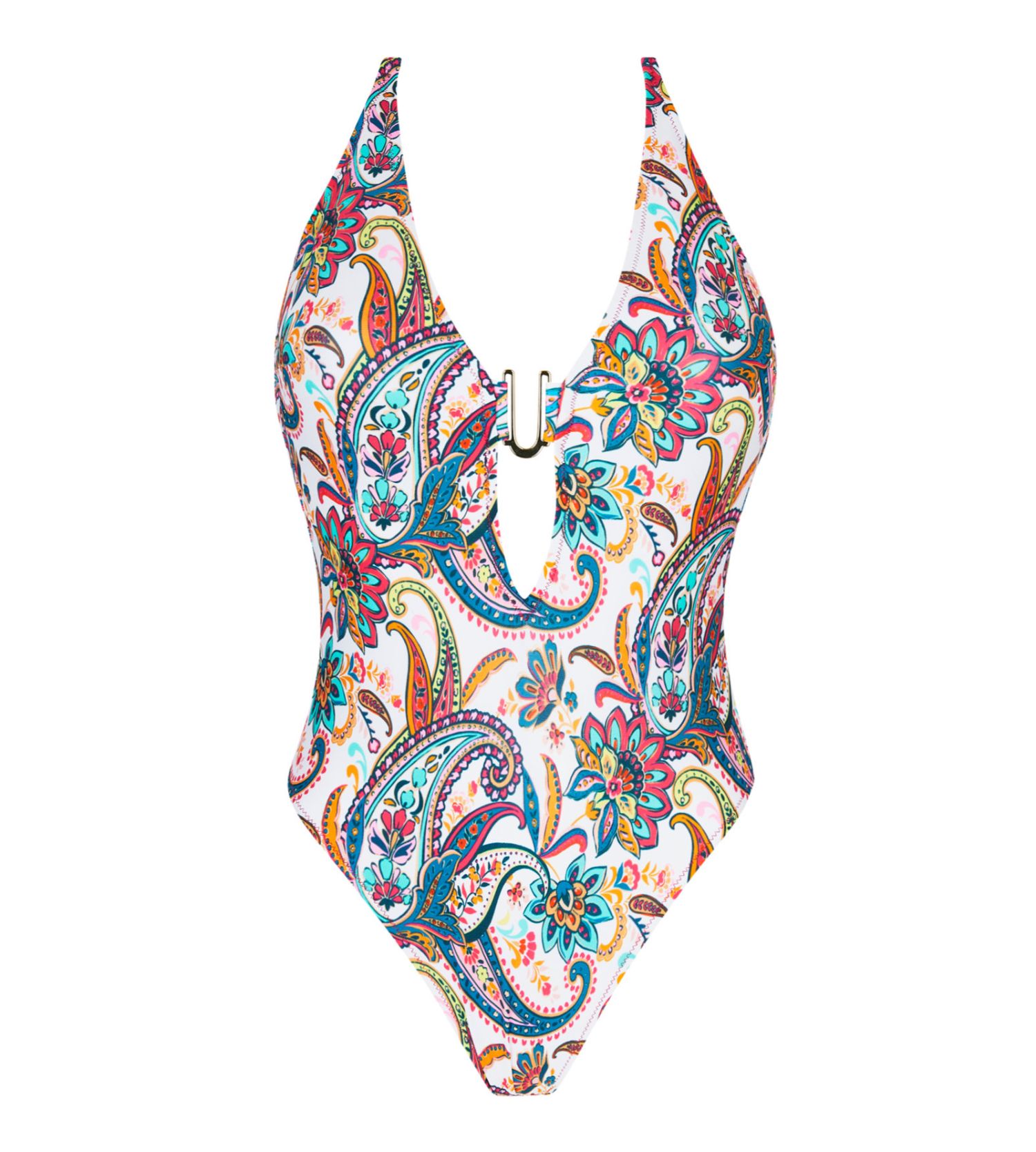 Maillot de bain une pièce La Bayadère Blanc Flashy