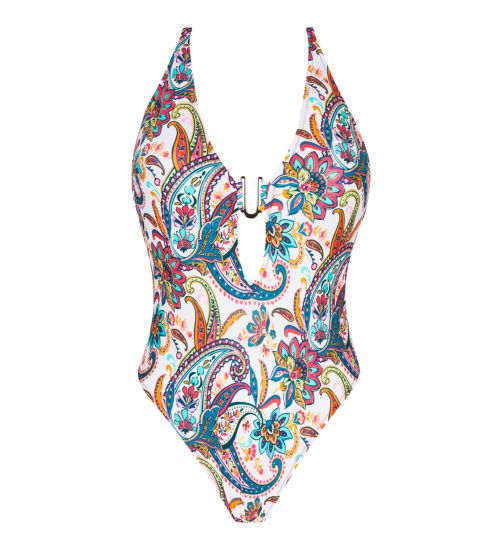 Maillot de bain une pièce La Bayadère Blanc Flashy