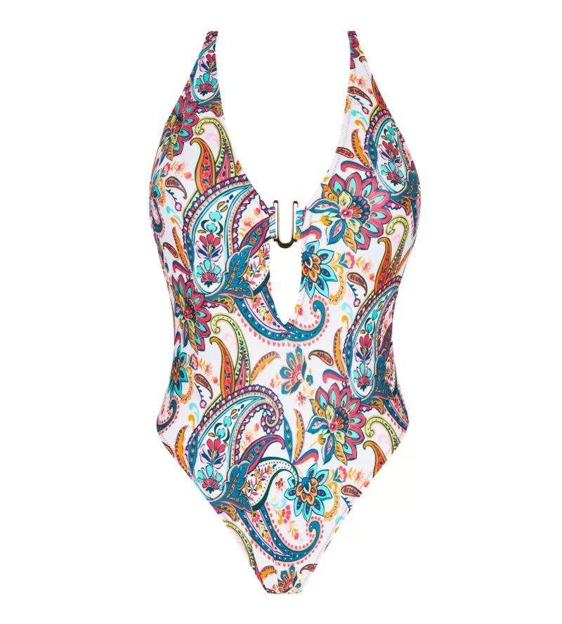 Maillot de bain une pièce La Bayadère Blanc Flashy