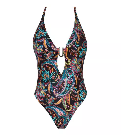 Maillot de bain une pièce La Bayadère Noir Flashy