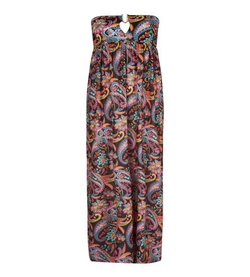 Robe longue La Bayadère Noir Flashy