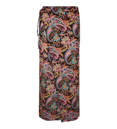 Paréo long La Bayadère Noir Flashy