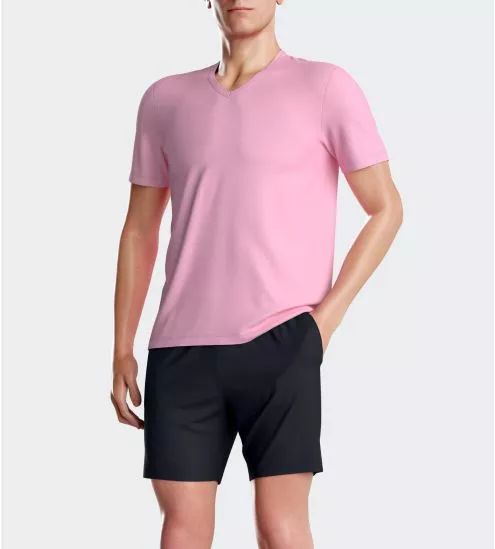 Pyjama court homme Rose