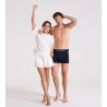 Pyjama court en éponge femme Blanc