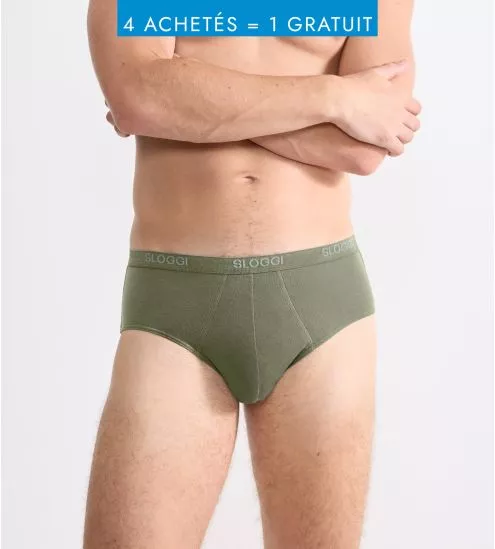Slip Sloggi Men Basic Midi Vert