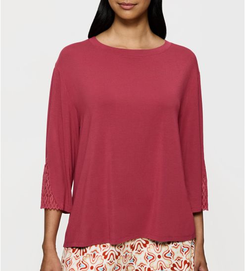 Top manches longues Aura Spotlight Strawberry Allure