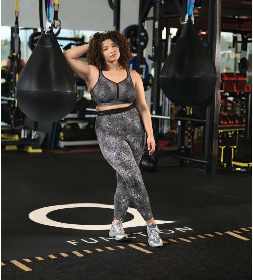 Legging de sport massant Bubble Grey