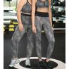 Legging de sport massant Bubble Grey