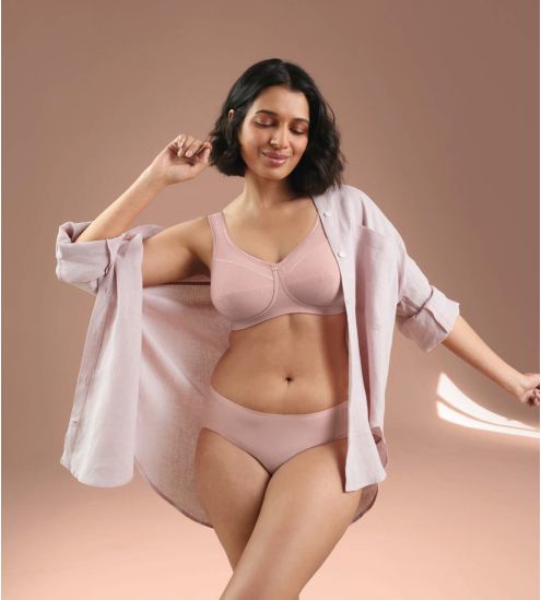 Soutien-gorge d'allégement Coton Bois De Rose