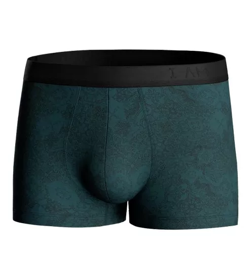 Boxer en Lyocell imprimé Green/Black