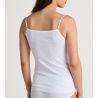 Top à bretelles Cotton Desire Blanc