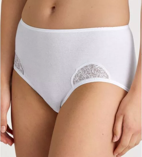 Culotte haute Cotton Desire Blanc