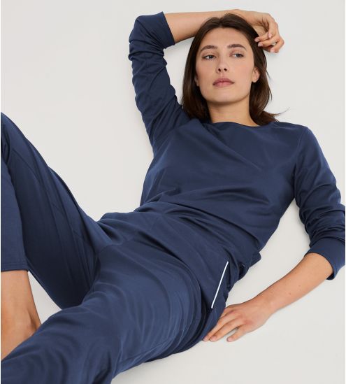 Pantalon droit femme Favourites Sleep Peacoat Blue