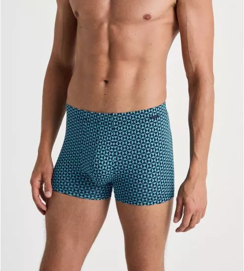 Boxer Graphic Cotton Bright Blue