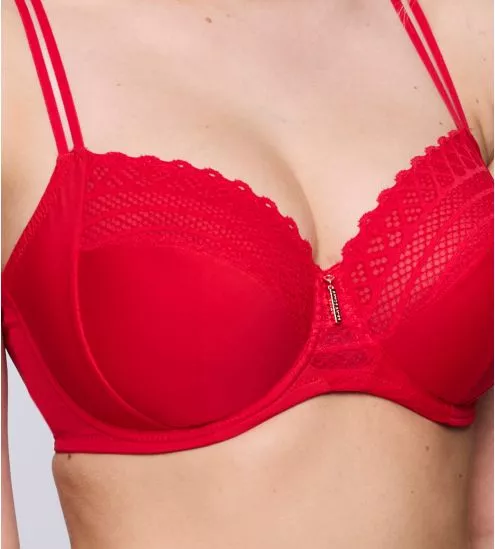 Soutien gorge emboîtant East End True Red