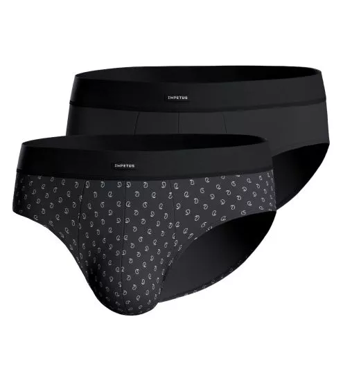 Lot de 2 Slips Ceinture Confort Marine