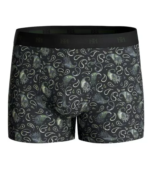 Boxer en Lyocell Marine/Sauge