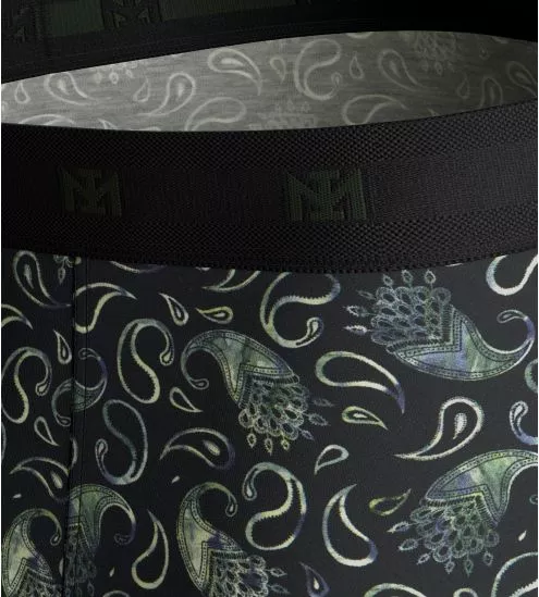 Boxer en Lyocell Marine/Sauge