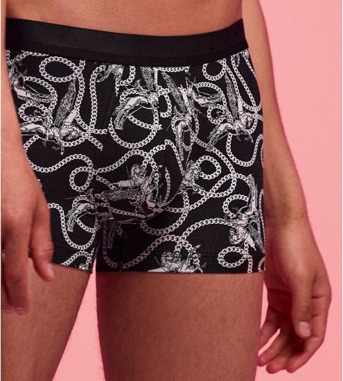 Boxer en Lyocell imprimé Black/White