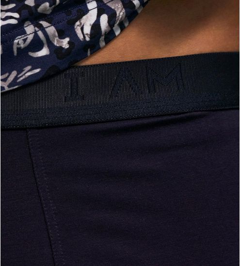 Lot de 2 boxers en Lyocell Navy Blue
