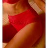 Slip taille haute Rétro Jhana Fiesta Rouge