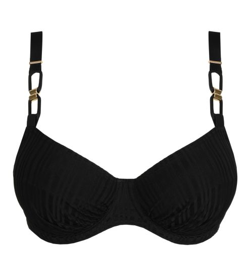 Haut de maillot de bain emboîtant Kiruna Noir