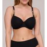 Haut de maillot de bain emboîtant Kiruna Noir