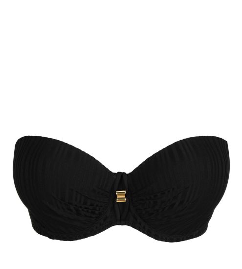 Haut de maillot de bain bandeau mousse Kiruna Noir
