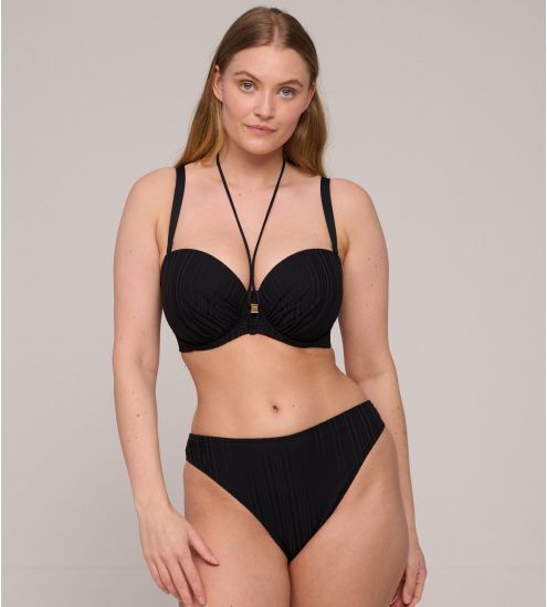 Haut de maillot de bain bandeau mousse Kiruna Noir