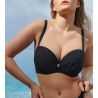 Haut de maillot de bain bandeau mousse Kiruna Noir