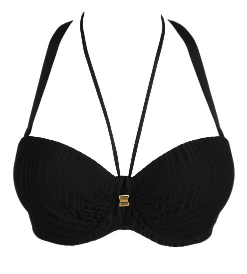 Haut de maillot de bain bandeau mousse Kiruna Noir