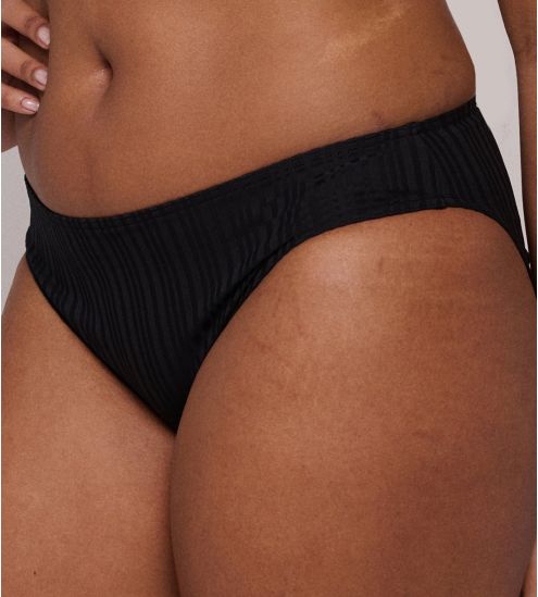 Bas de maillot de bain brésilien Kiruna Noir
