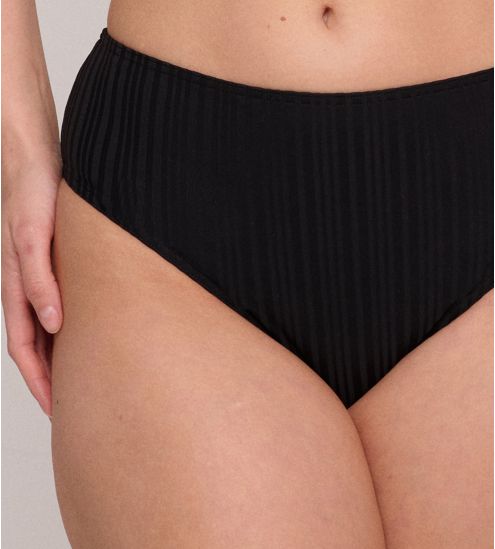 Bas de maillot de bain taille haute Kiruna Noir
