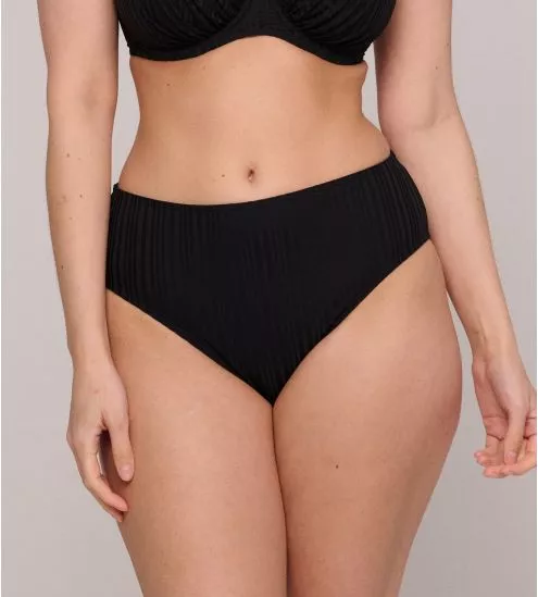 Bas de maillot de bain taille haute Kiruna Noir