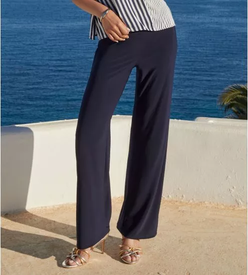 Pantalon de plage CHIC NAUTIQUE Ancre Navy