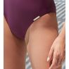 Maillot de bain 1 pièce séduction AJOURAGE COUTURE Ajourage Prune