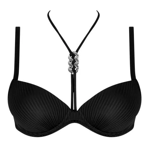 Haut de maillot de bain coques progressives La Stricto Chic Noir