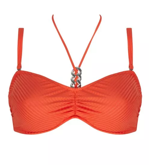 Haut de maillot de bain bandeau souple La Stricto Chic Orange