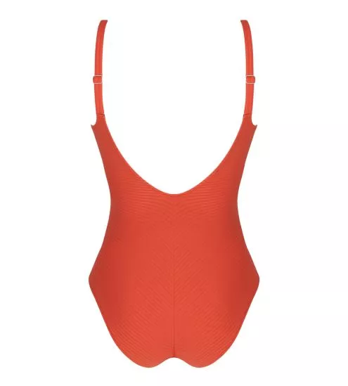 Maillot de bain une pièce nageur maintien La Stricto Chic Orange