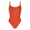 Maillot de bain une pièce nageur maintien La Stricto Chic Orange