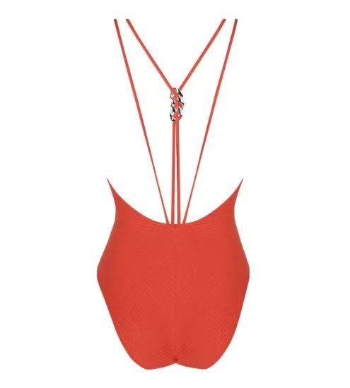 Maillot de bain une pièce Nageur La Stricto Chic Orange