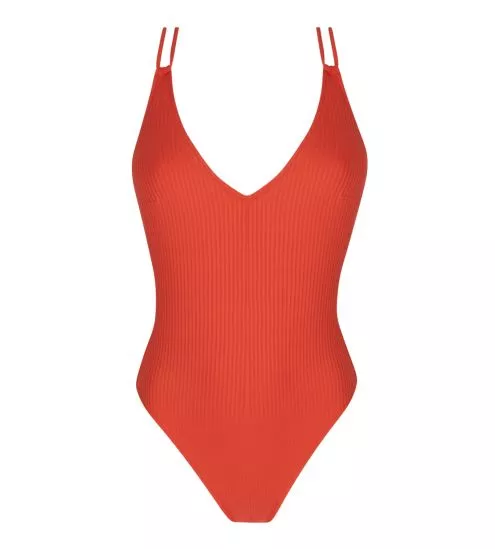 Maillot de bain une pièce Nageur La Stricto Chic Orange
