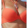 Haut de maillot de bain coques progressives La Stricto Chic Orange