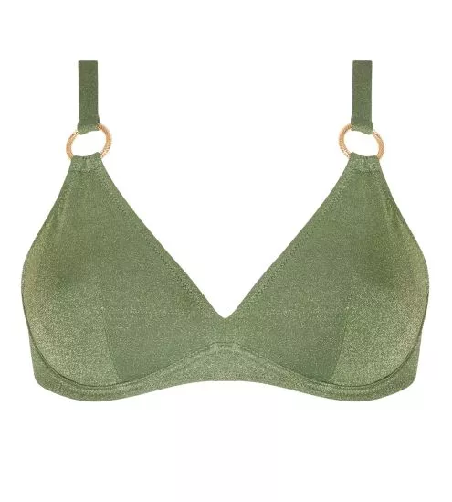 Haut de maillot de bain triangle armatures La Fashion Sirène Vert Sirène