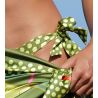 Bas de maillot de bain à nouer La Pétillante Bulles Green