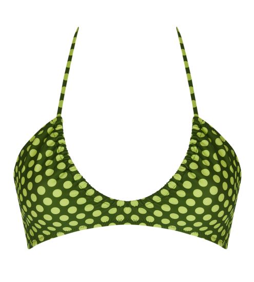 Haut de maillot de bain brassière La Pétillante Bulles Green