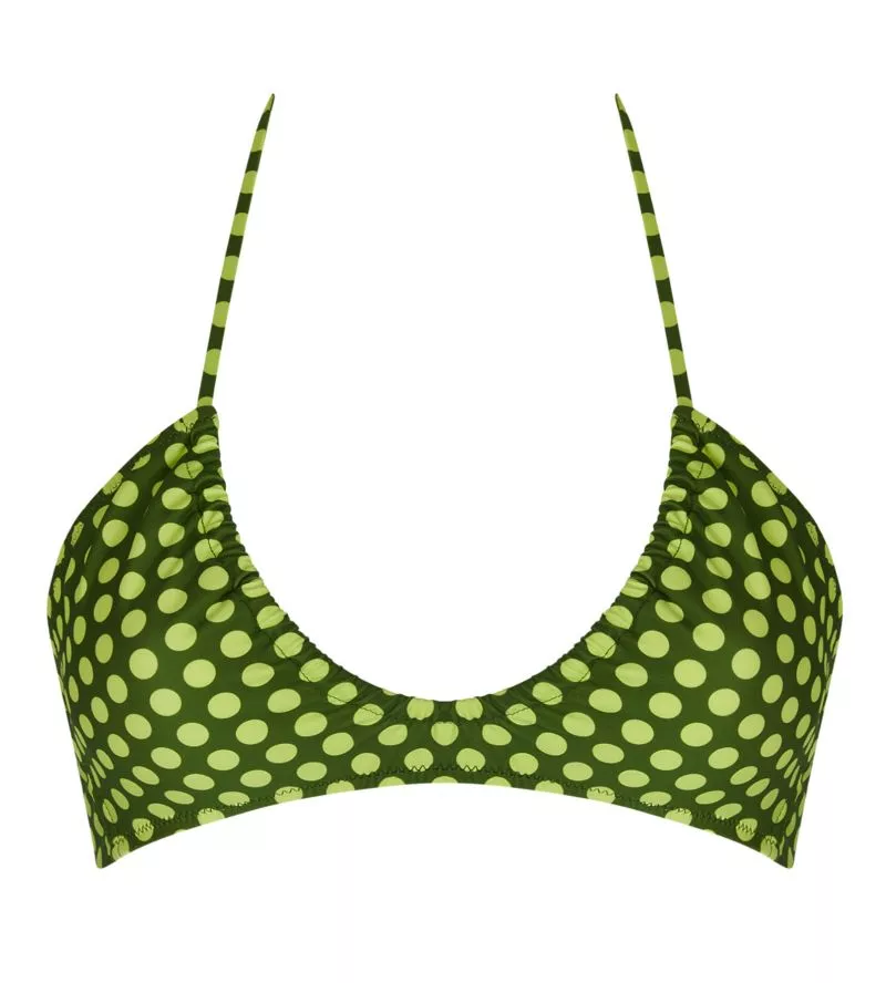 Haut de maillot de bain brassière La Pétillante Bulles Green