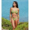Haut de maillot de bain brassière La Pétillante Bulles Green