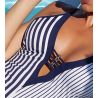 Maillot de bain une pièce Séduction Rayure en ligne Rayure Croisière
